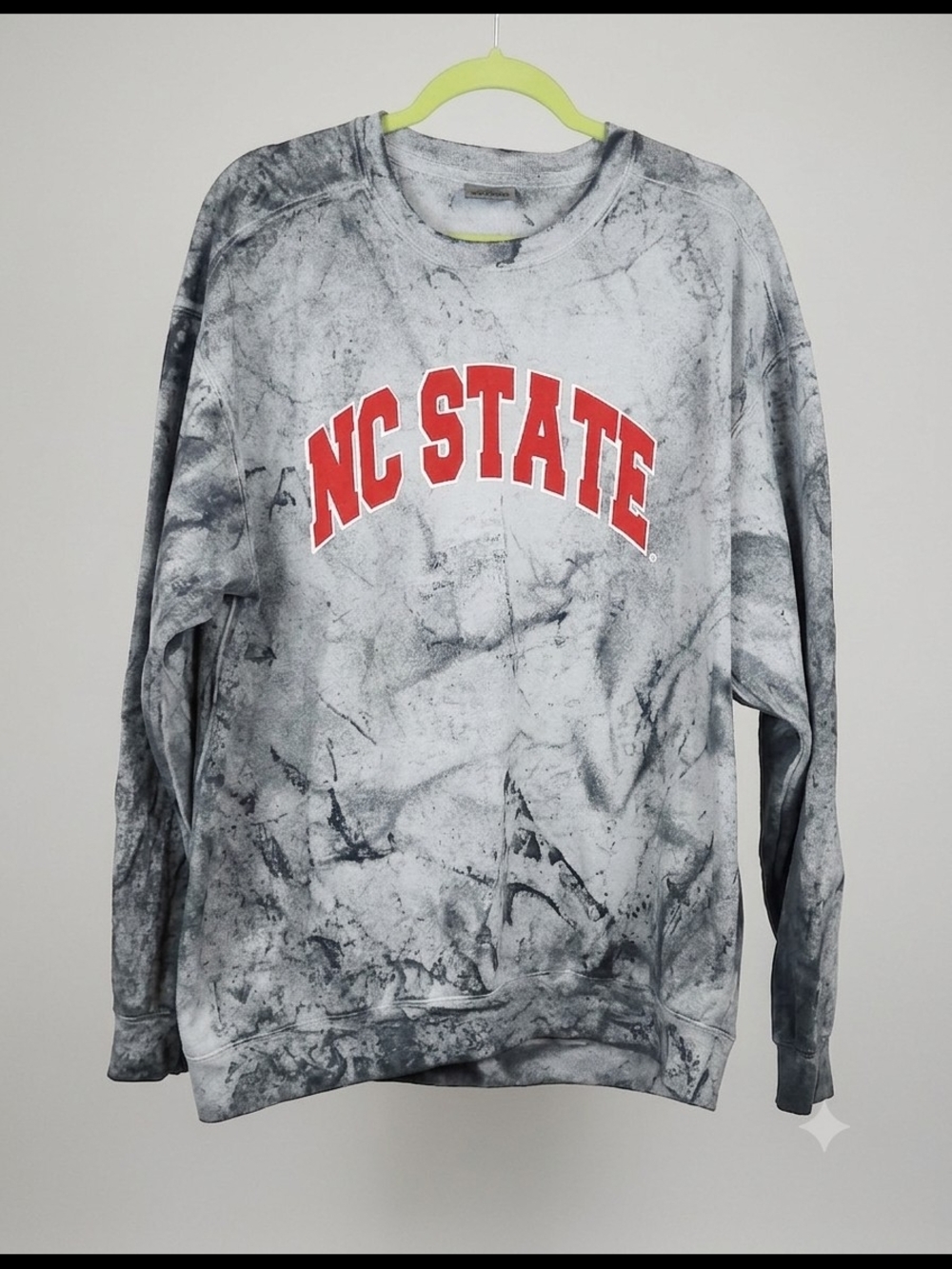 💖 VINTAGE LOOK NC STATE COMFORT COLORS TIE DYE CREWNECK SWEATSHIRT ✨
